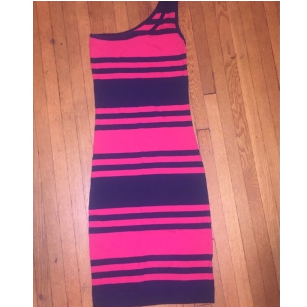 French Connection One Shoulder Dress - Size 8 - Picture 2 of 4